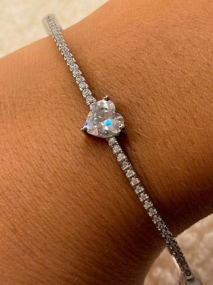 Bracciale rigido Filodamore con brillantini