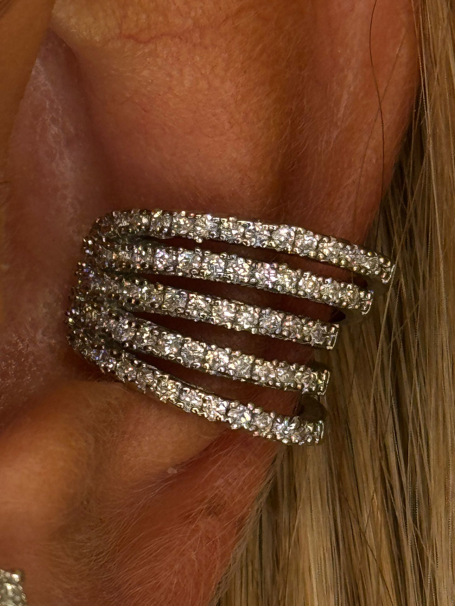 Earcuff cinque fasce tennis