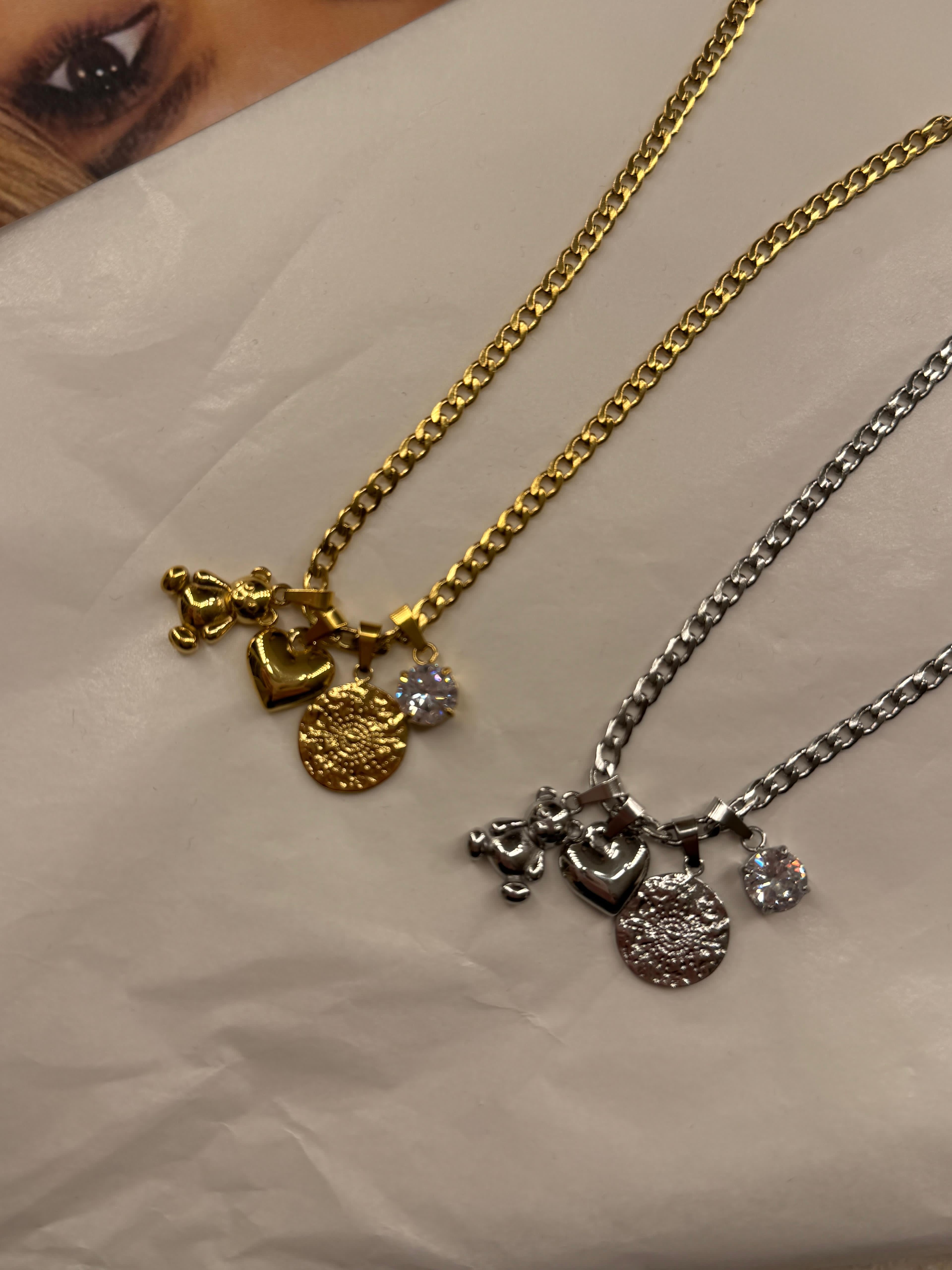 Collana groumette charms Teddy