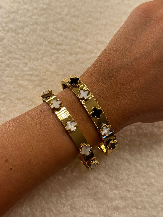 Bracciale rigido simil Van Cl**f