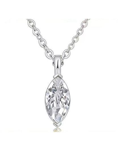 Collana punto luce taglio Marchesa in Moissanite