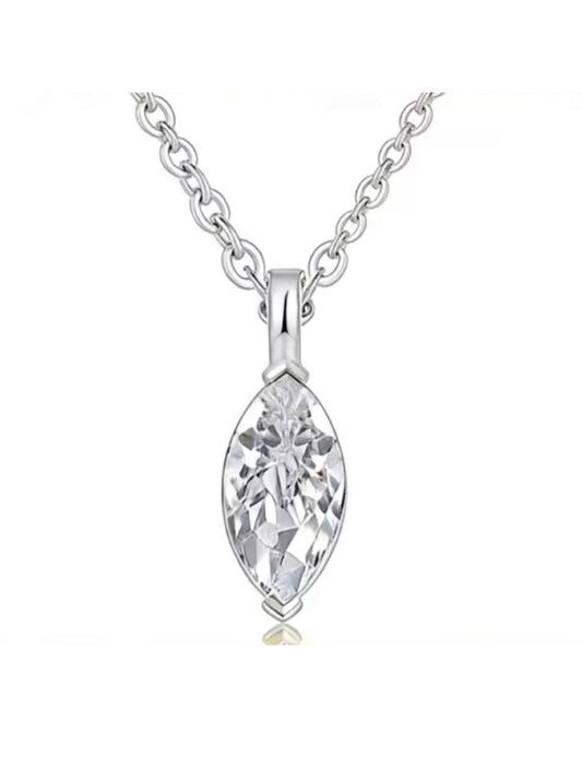 Collana punto luce taglio Marchesa in Moissanite