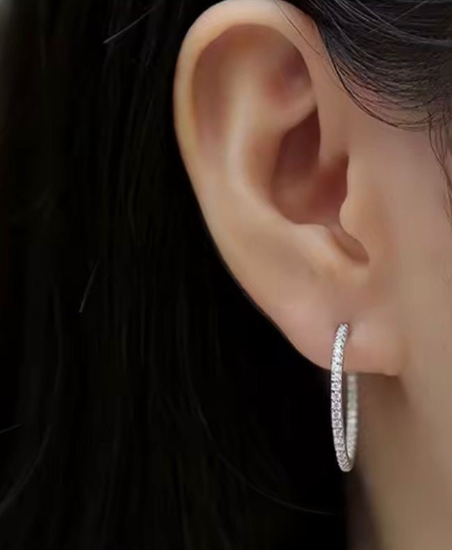 Cerchi Open in Moissanite