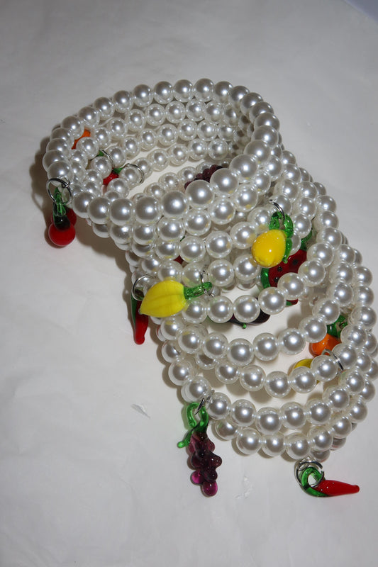 Bracciale Multi Perle Frutta