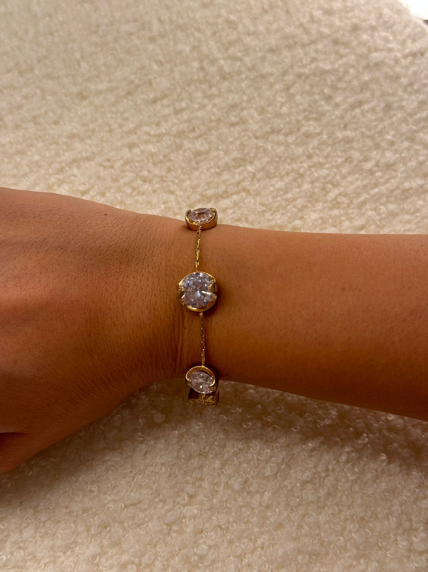 Bracciale filo punti luce