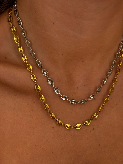 Collana maglia marina piccola