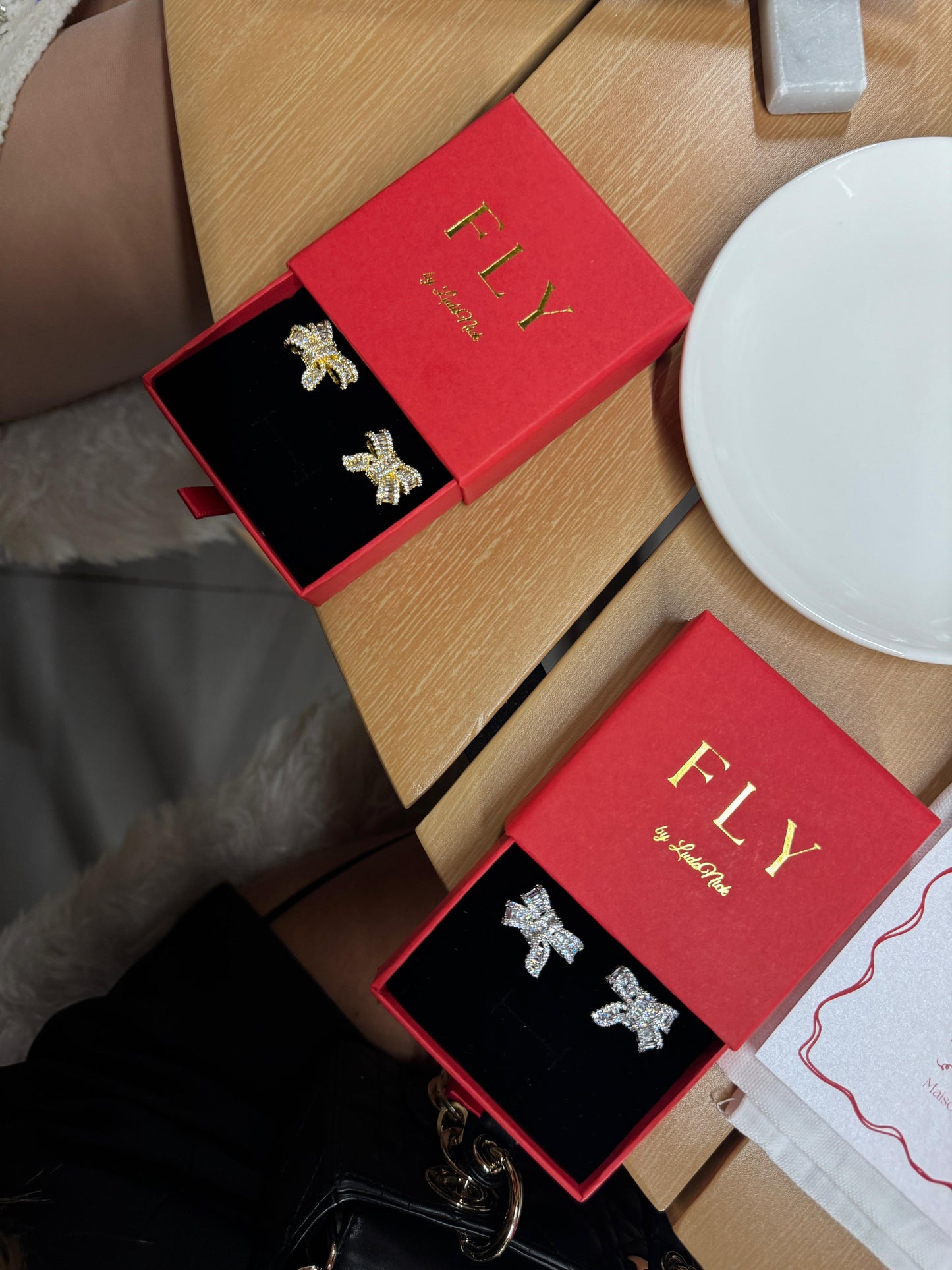 Orecchini Fiocchi Scintillanti