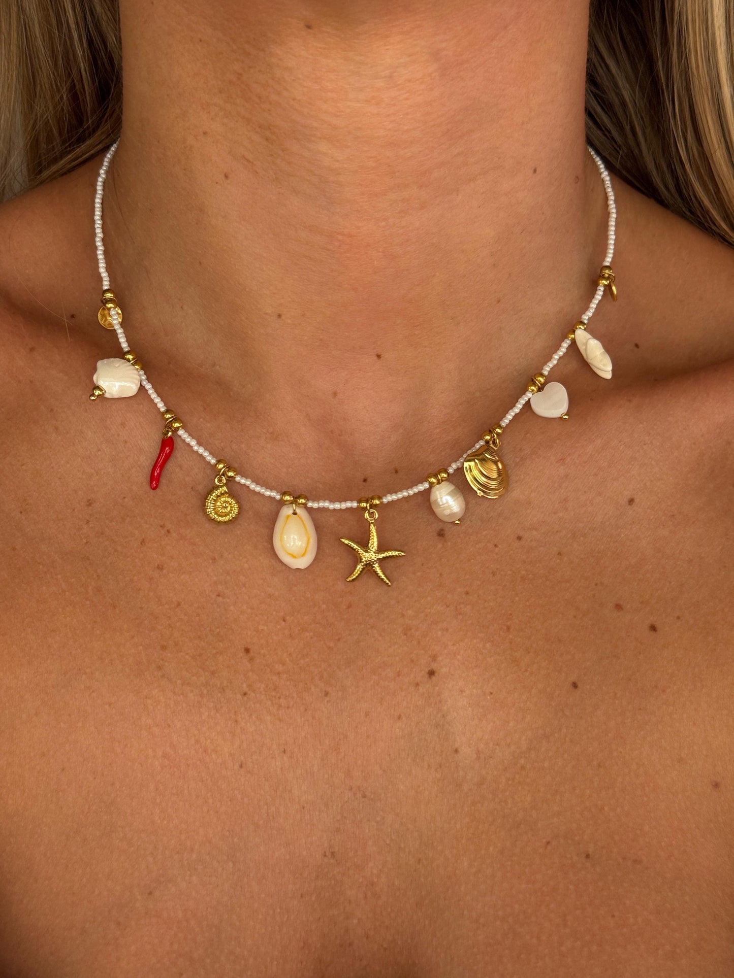 Collana bianca Charm Estate