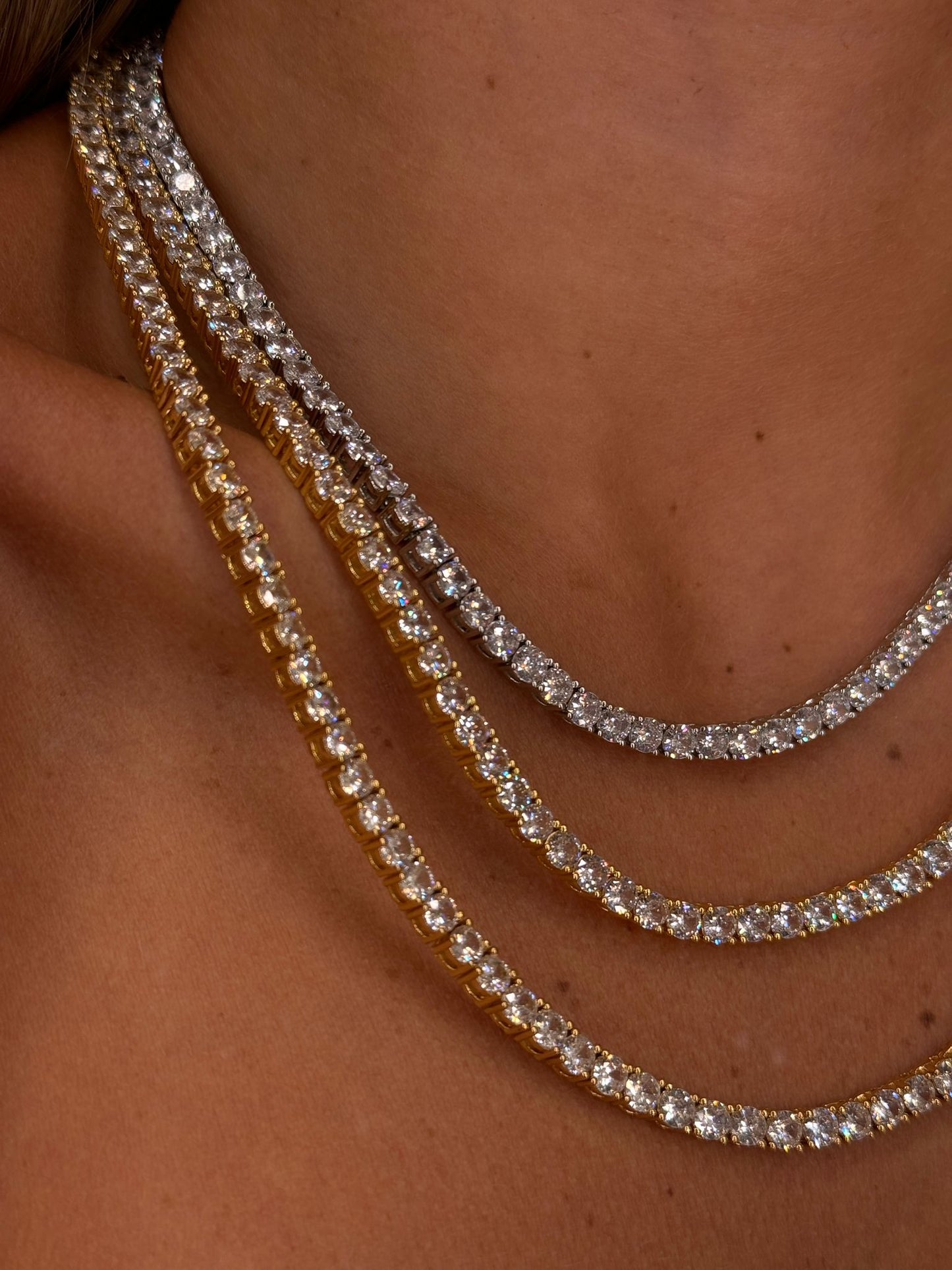 Collana tennis luxury