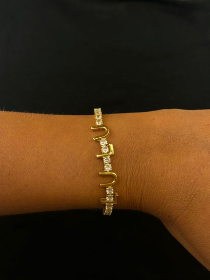 Bracciale tennis personalizzato
