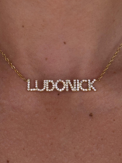 Collana Stampatello Personalizzabile