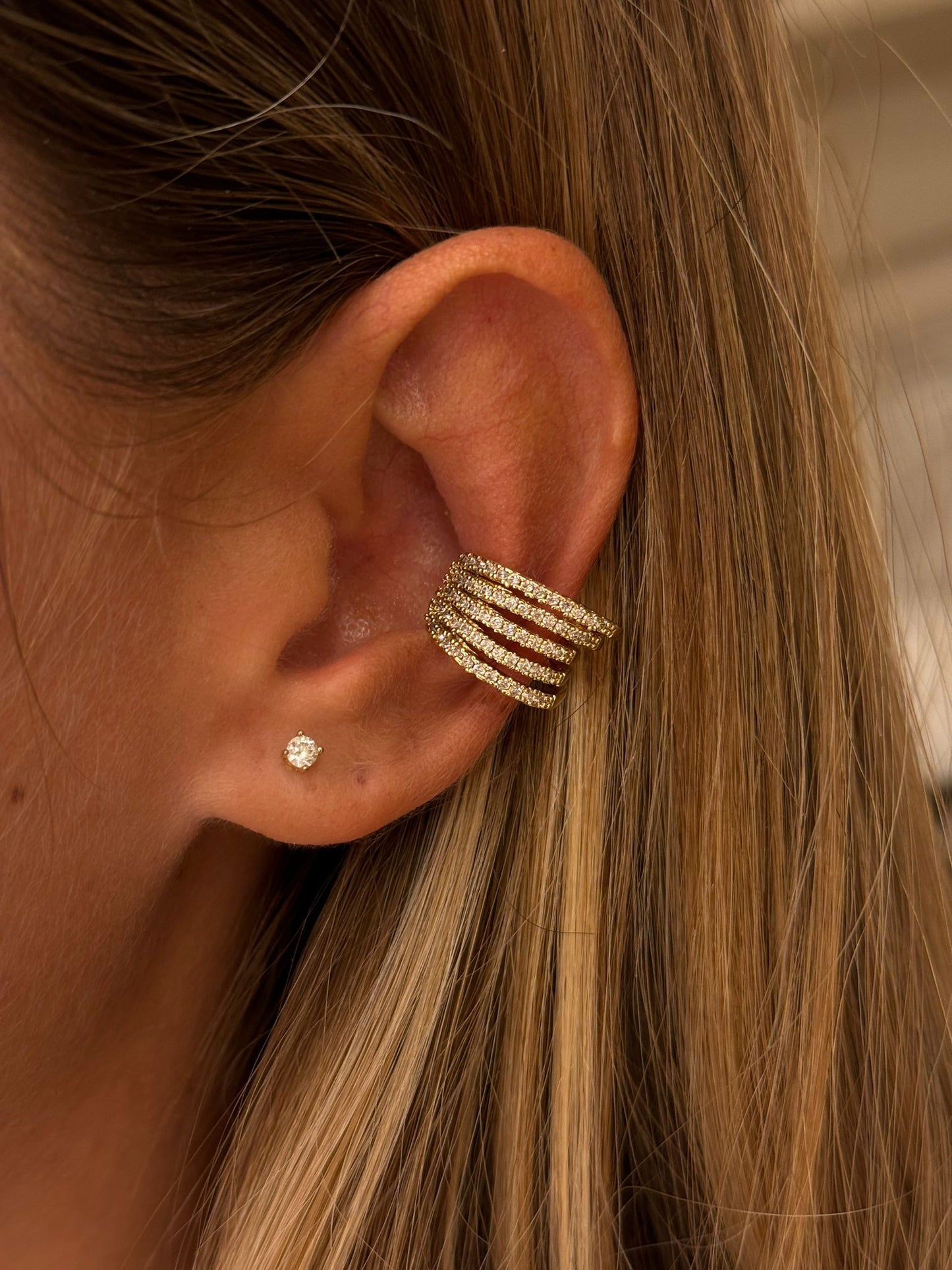 Earcuff cinque fasce tennis