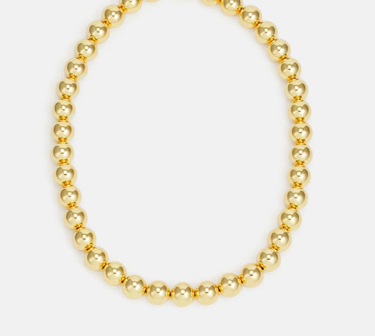 Collana praline oro