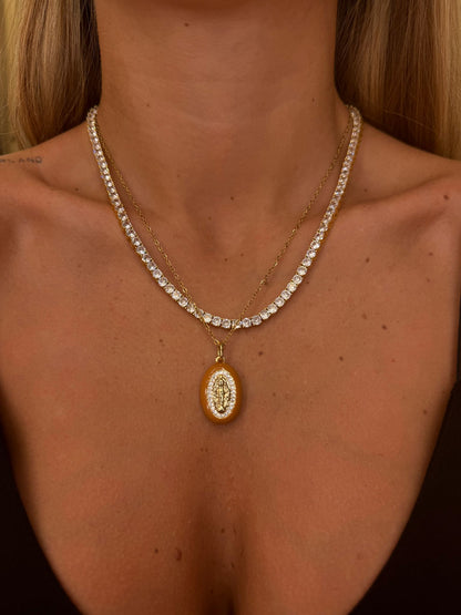 Collana madonnina color autunno/inverno