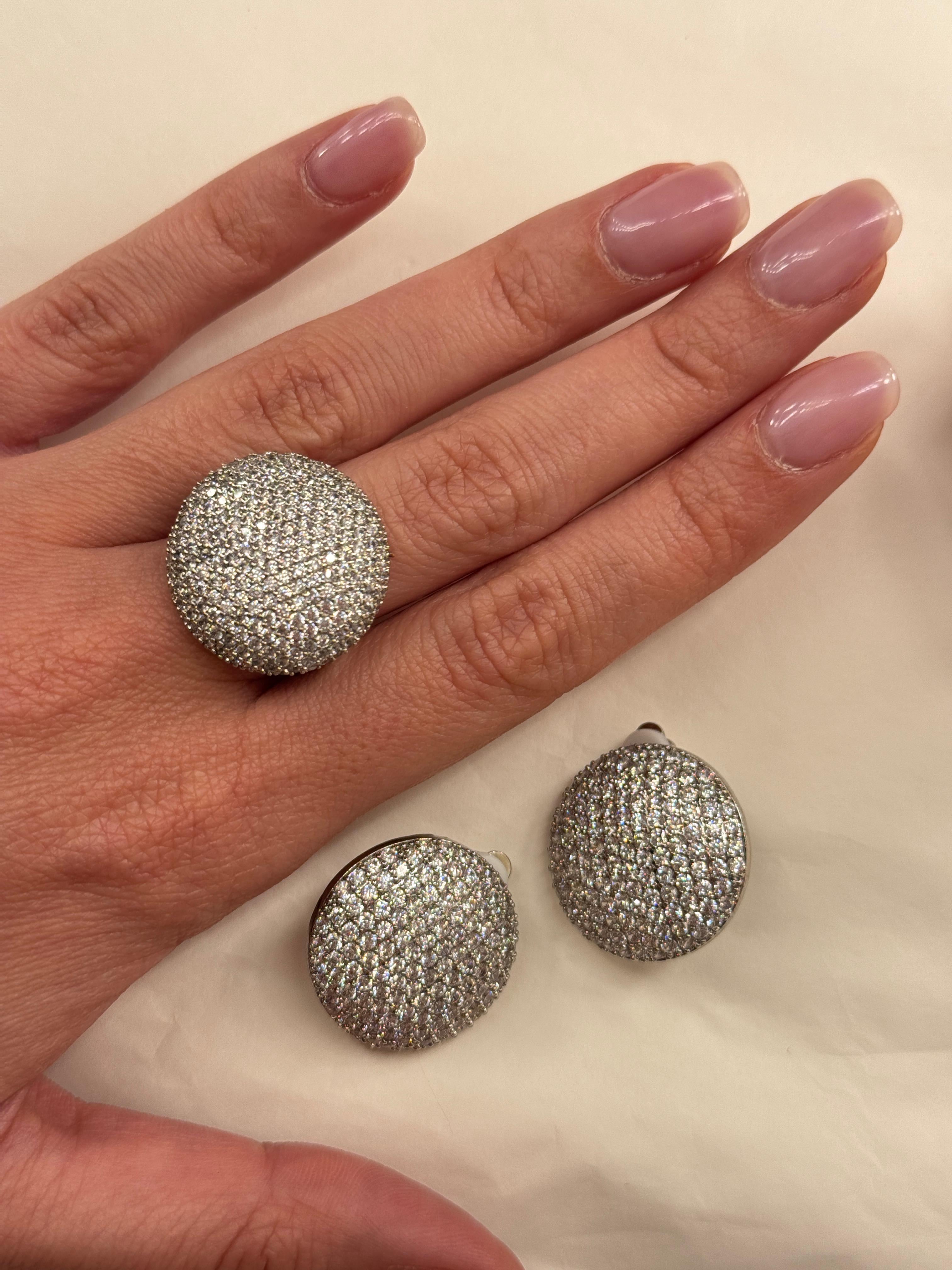 Anello Maxi Ball strass