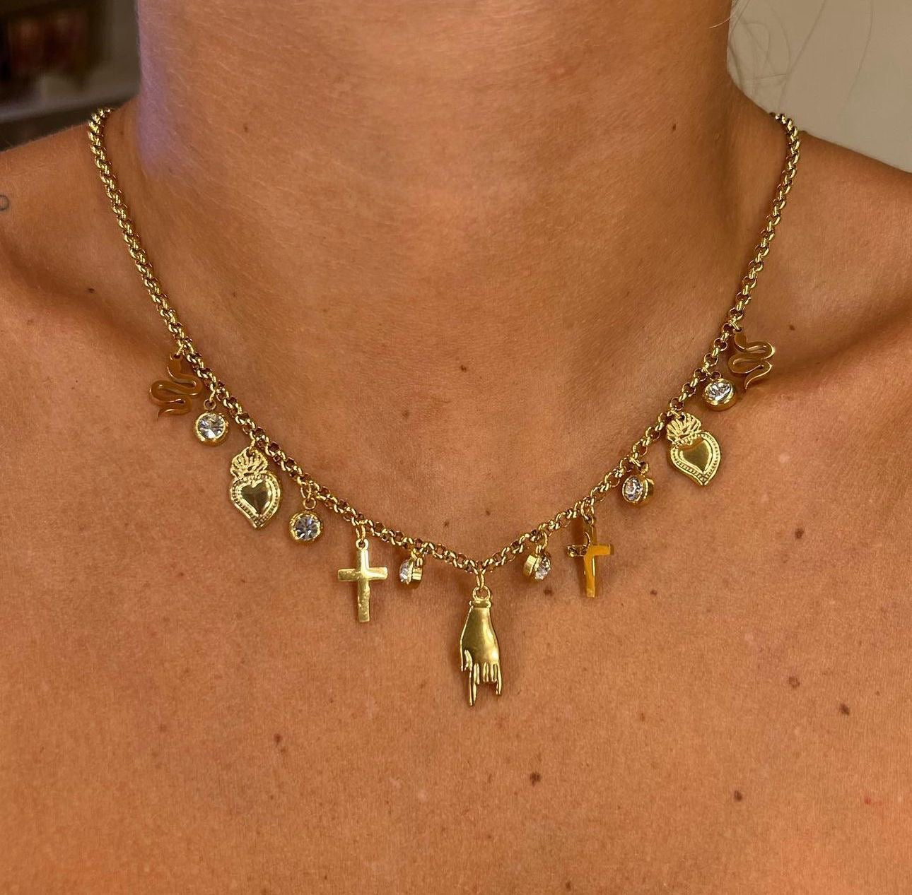 Collana charms porta fortuna