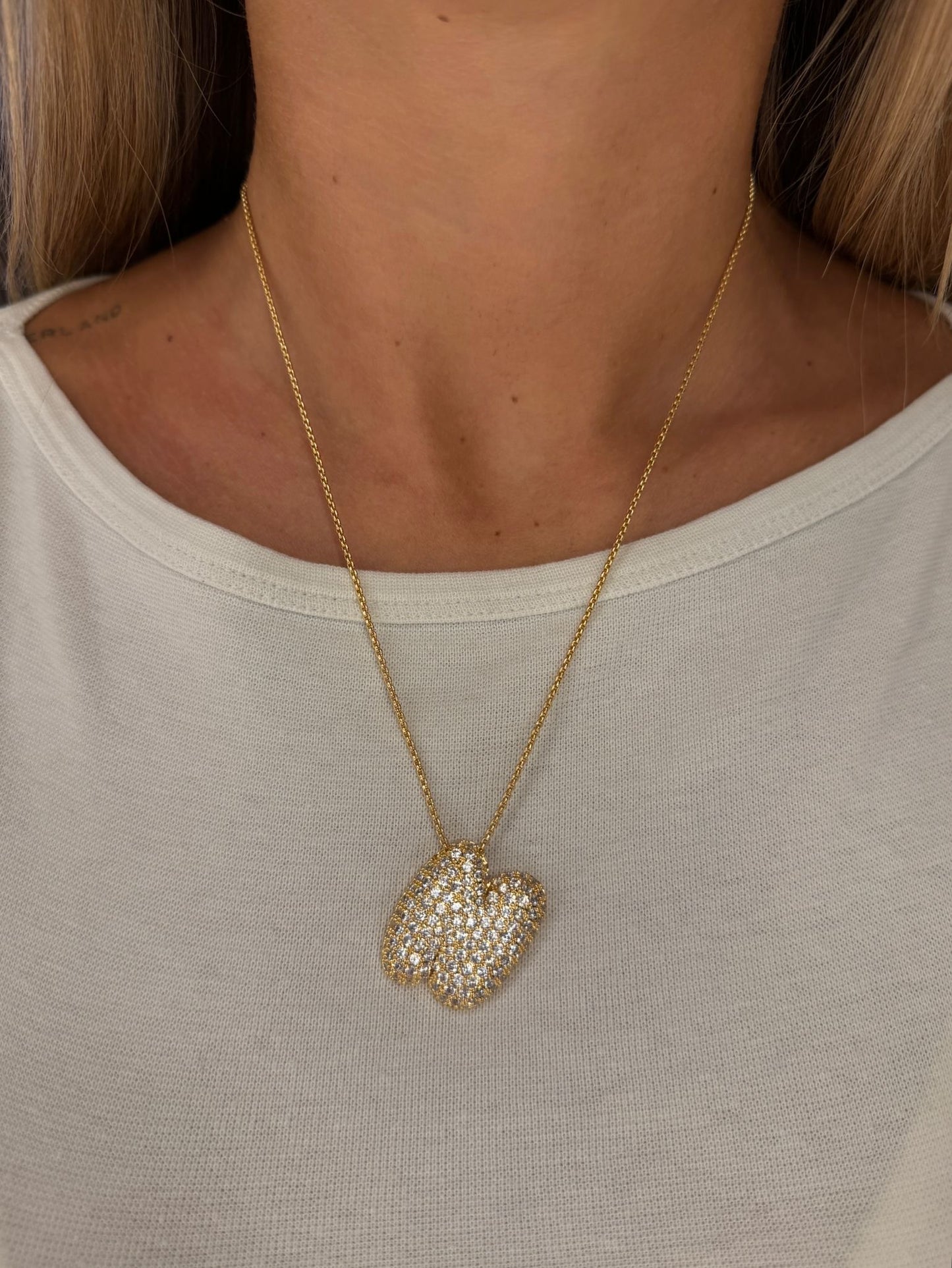 Collana lettera bubble