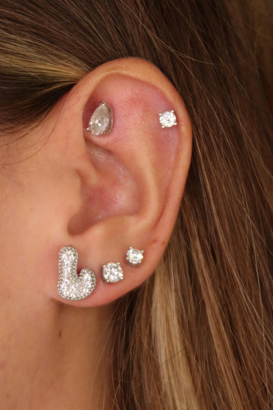 Orecchini Lettere Bubble