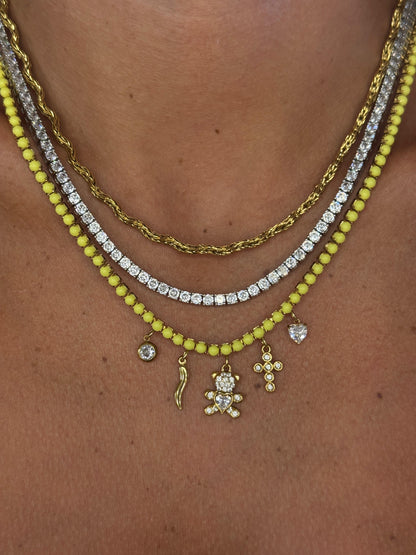 Collana Tennis Charms Colors