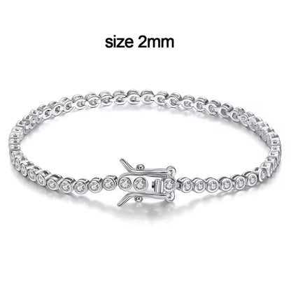 Bracciale Tennis in Moissanite