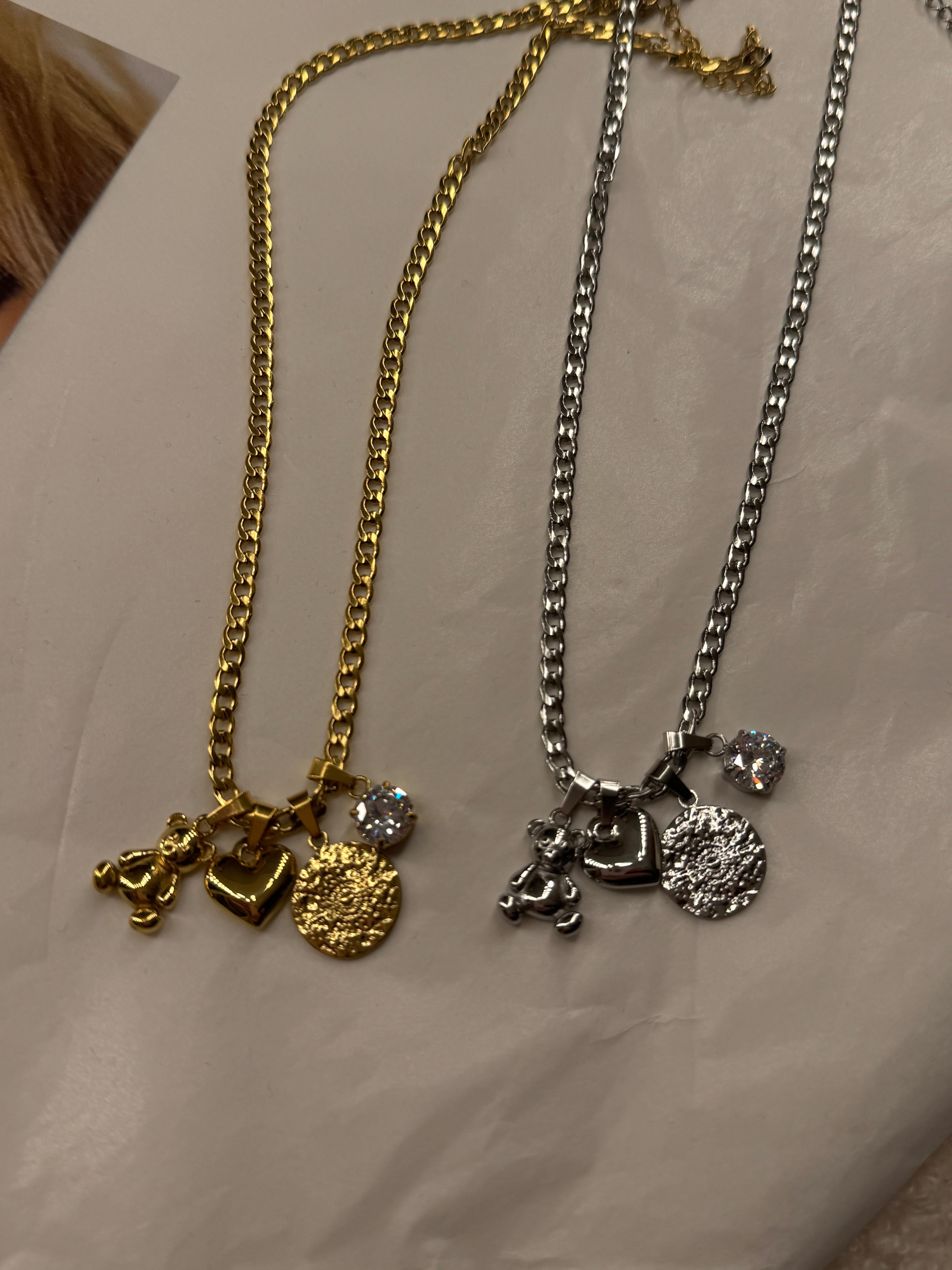Collana groumette charms Teddy