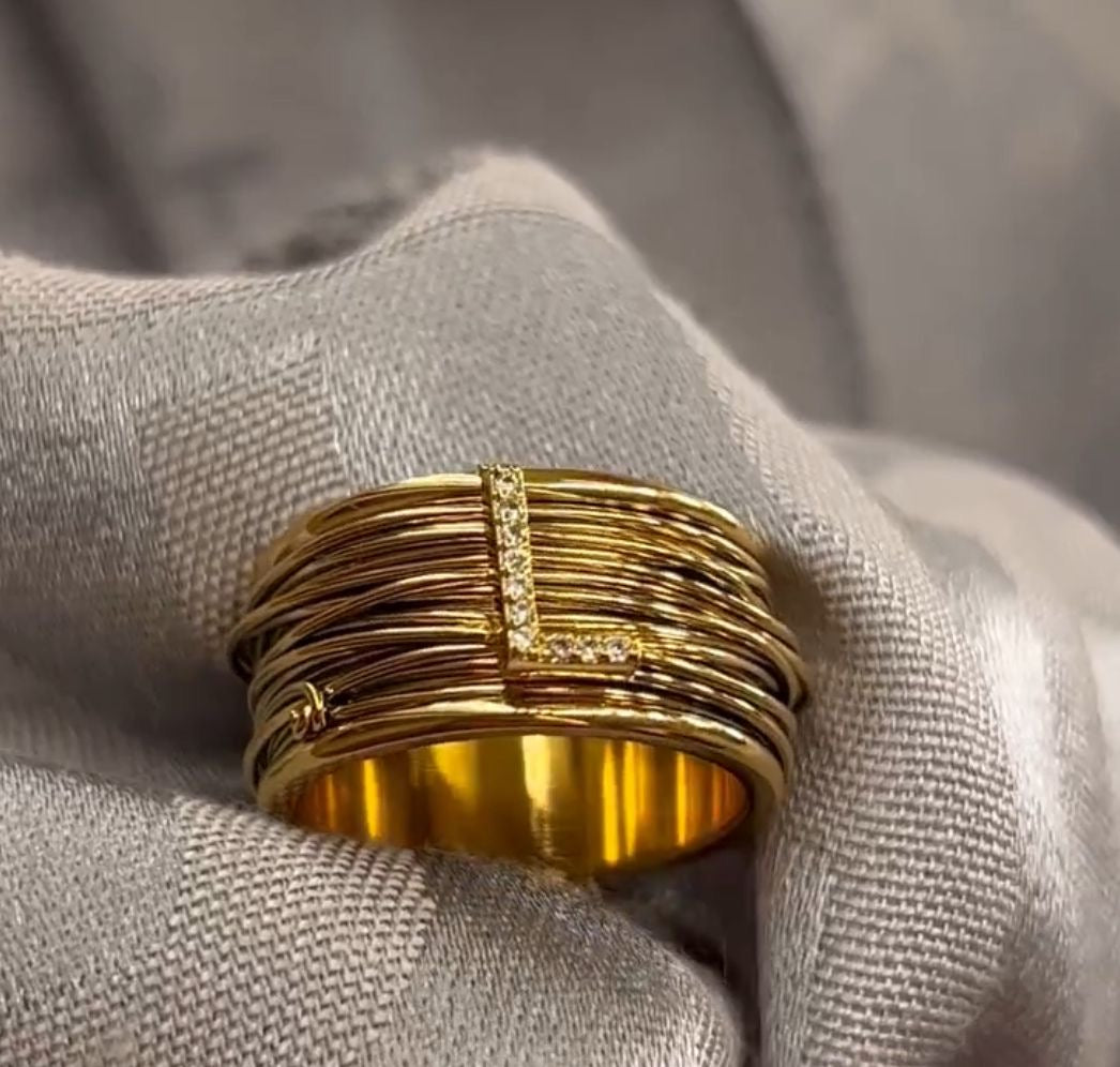 Anello filo della vita personalizzabile con misura