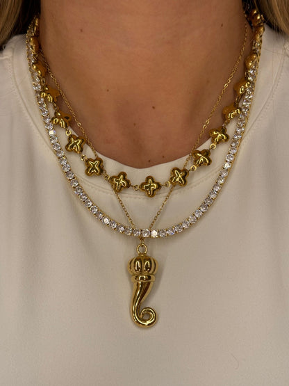 Collana della fortuna Pulcinella