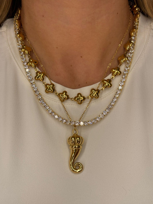 Collana della fortuna Pulcinella