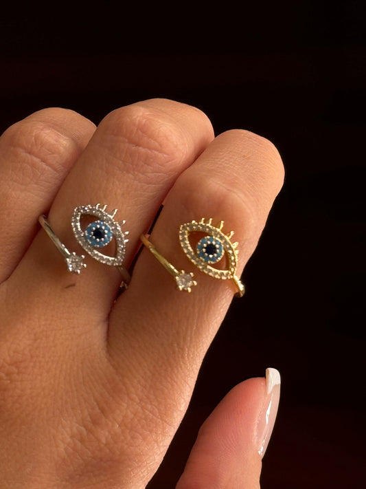 Anello occhio portafortuna