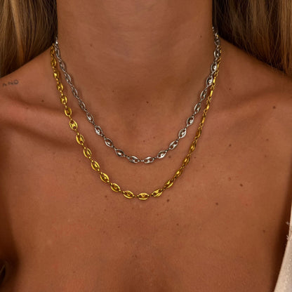 Collana maglia marina piccola