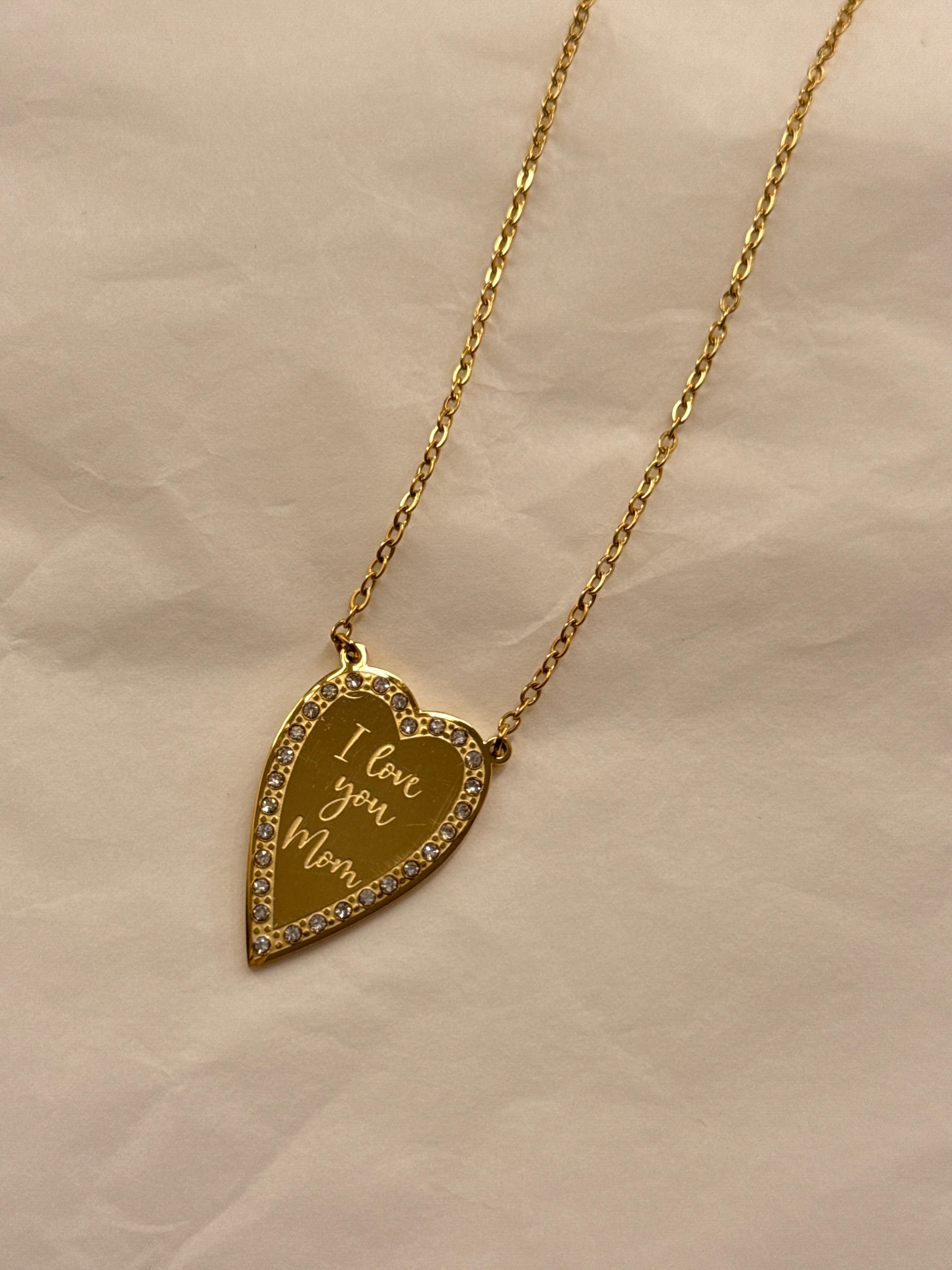 Collana “I love you MOM” /ti amo mamma
