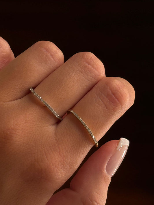 Anello mezza veretta sottile