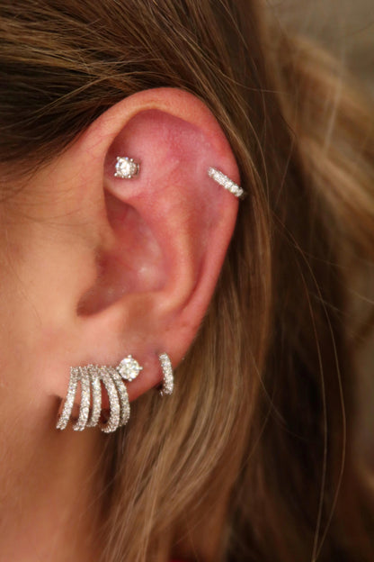 Orecchini fasce Tennis mini