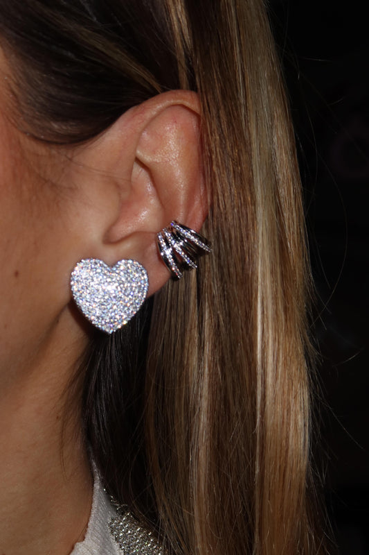 Orecchini clip CUORE PAMELA