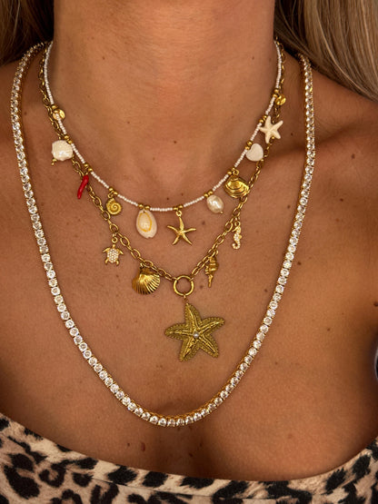 Collana bianca Charm Estate