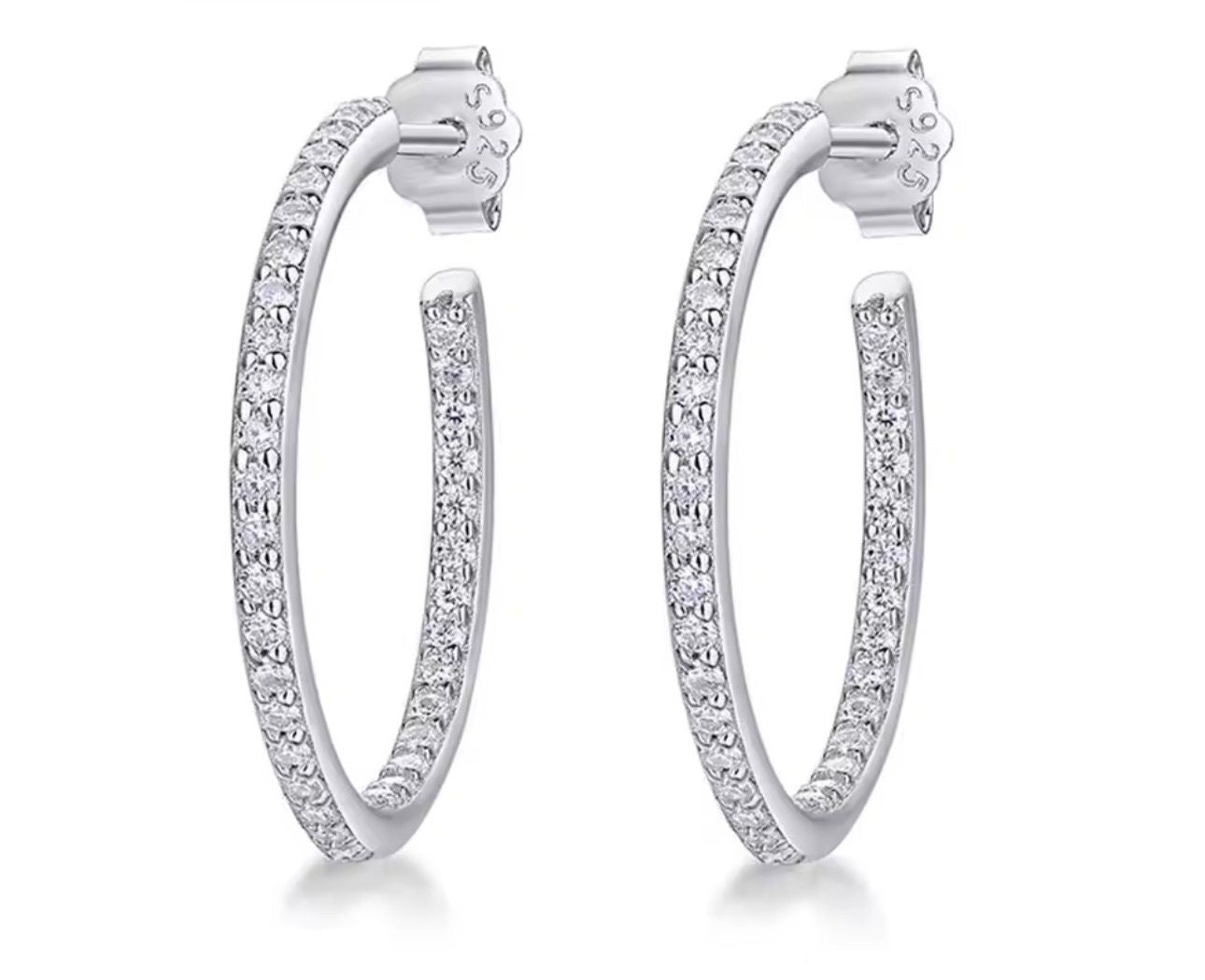Cerchi Open in Moissanite