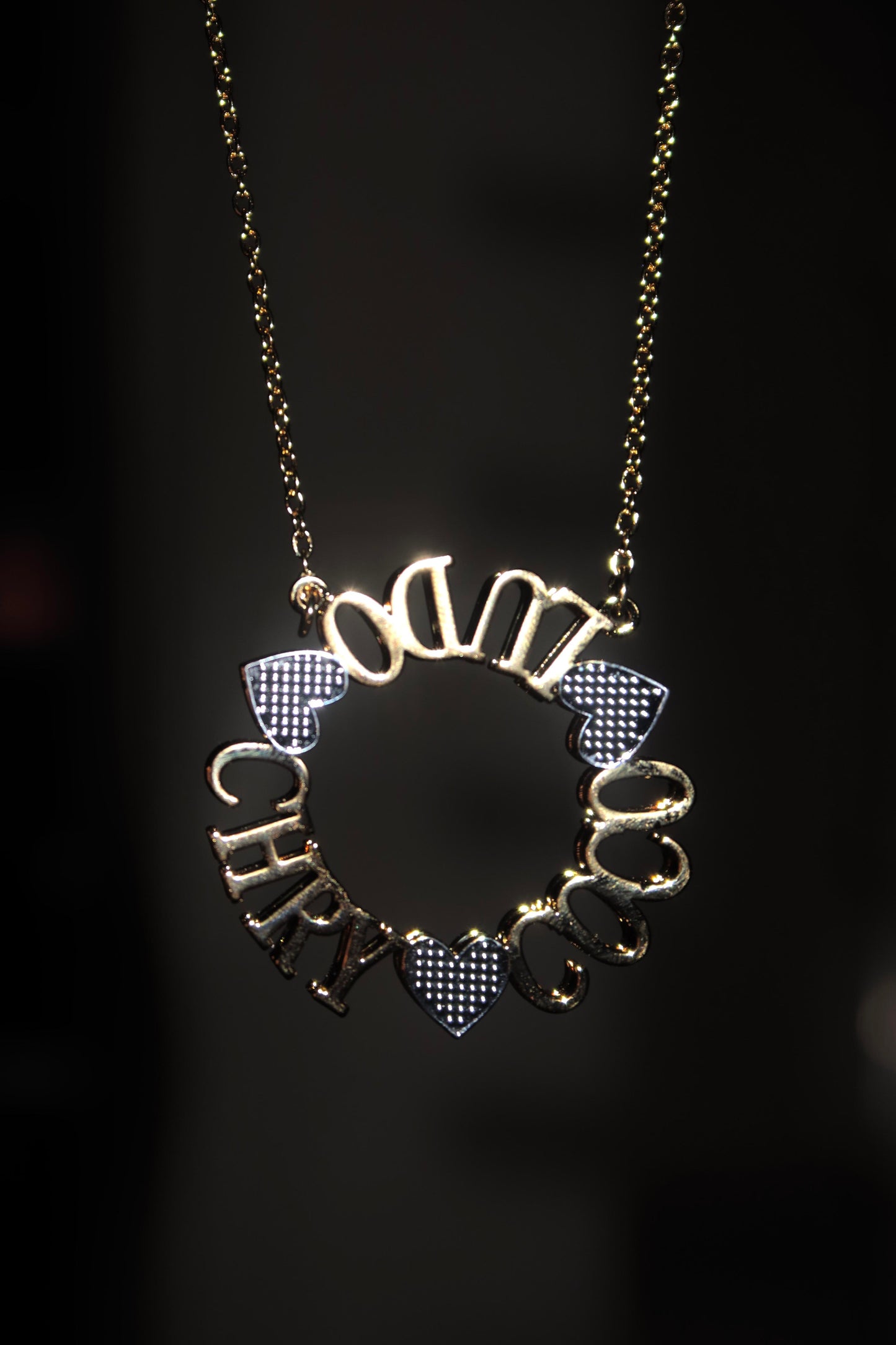 Collana Lettere circolari 3D personalizzabile