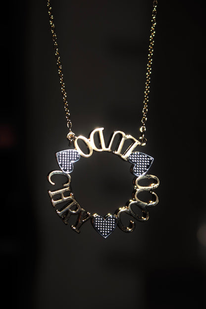 Collana Lettere circolari 3D personalizzabile