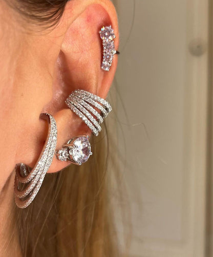 MONO Orecchino scia glitter