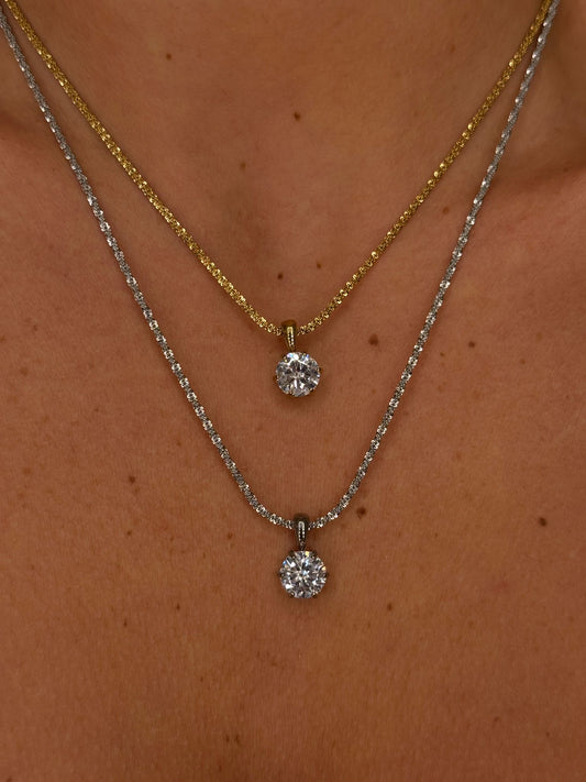 Collana punto luce round