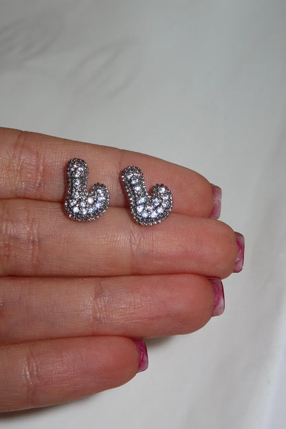 Orecchini Lettere Bubble