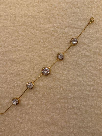 Bracciale filo punti luce