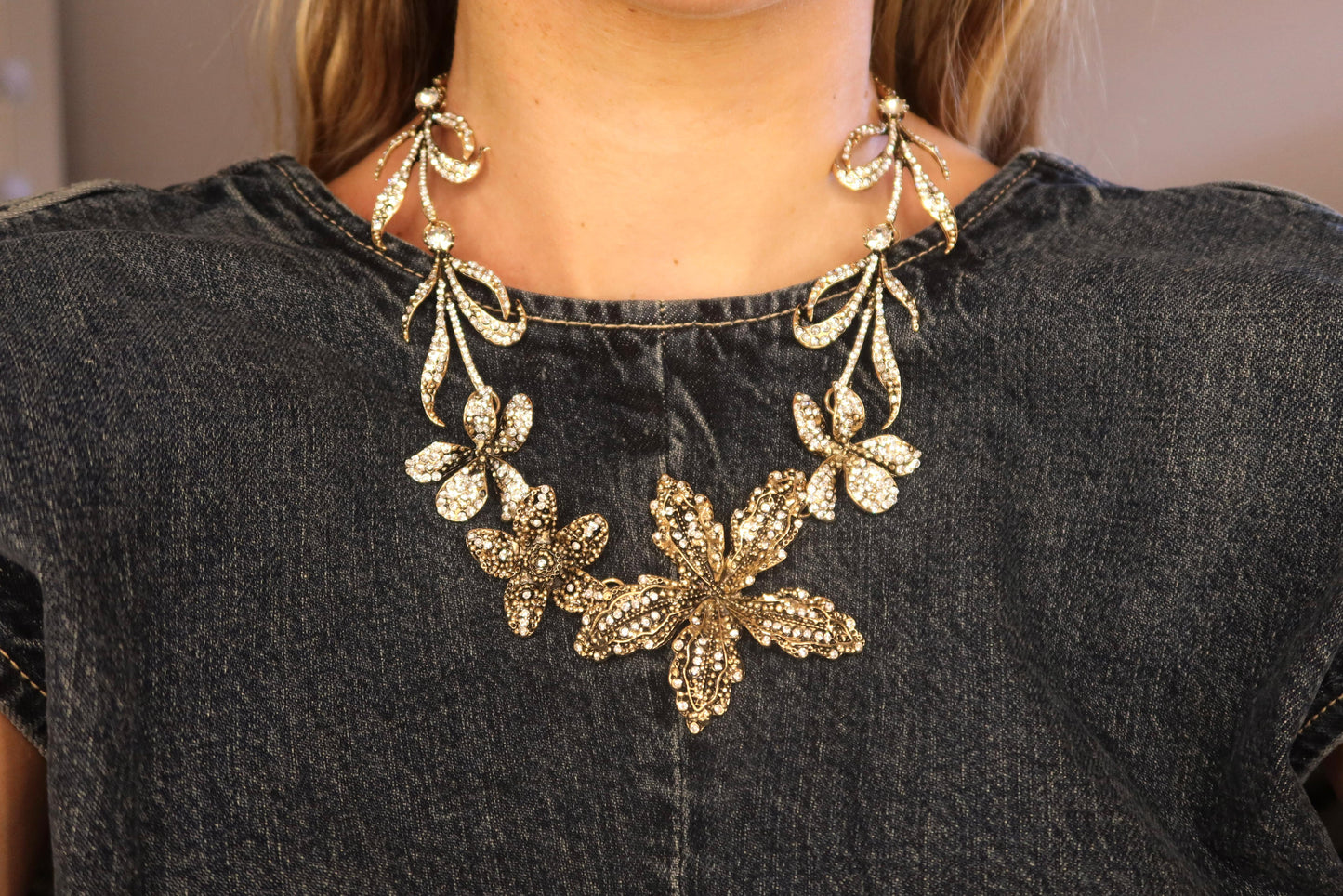 Collana Fiori Retrò