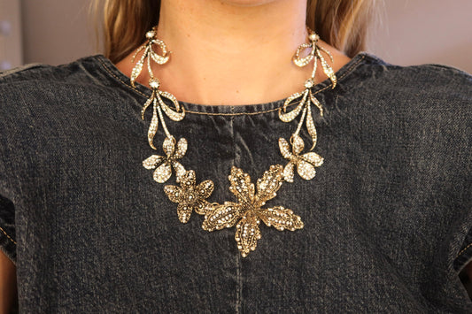 Collana Fiori Retrò