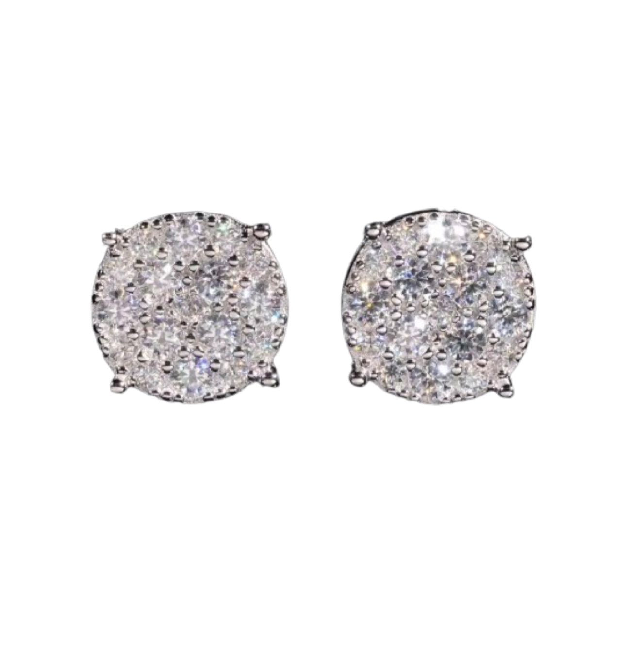 Orecchini a Grappolo in Moissanite