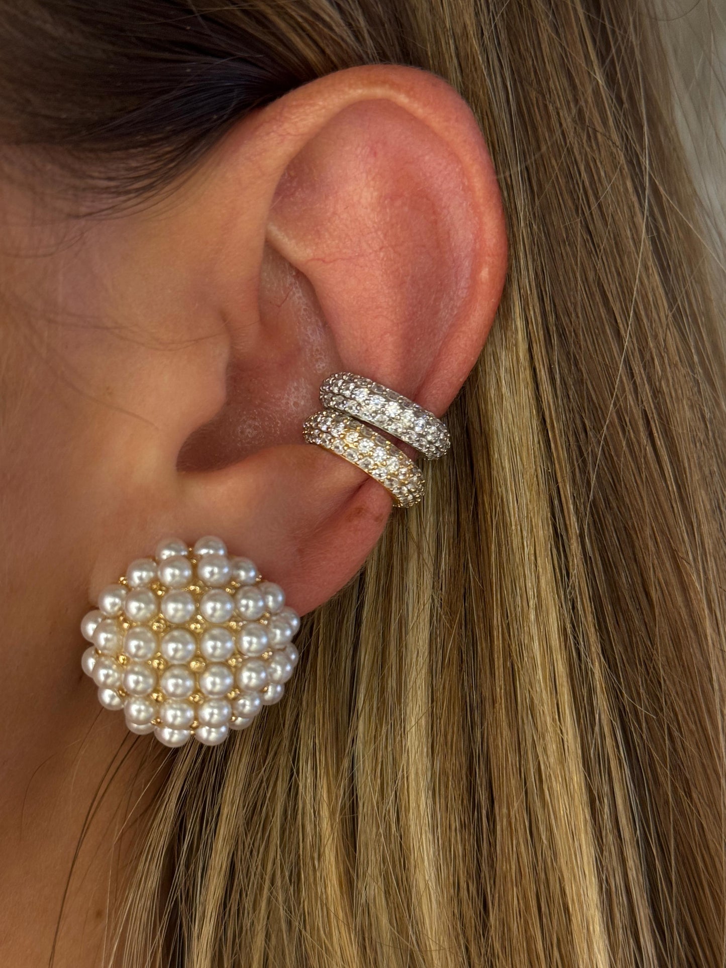 Orecchini Micro Perle con clip