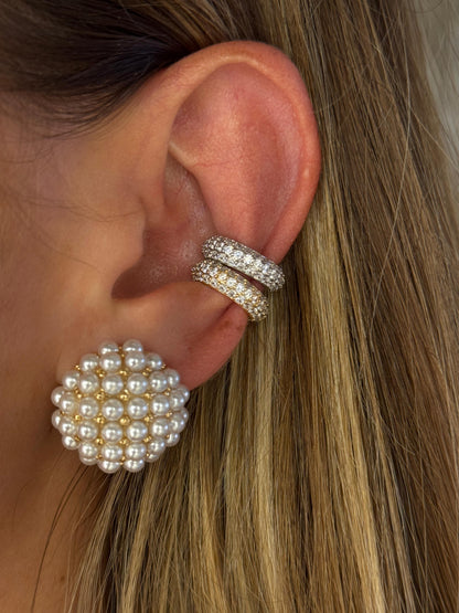 Orecchini Micro Perle con clip