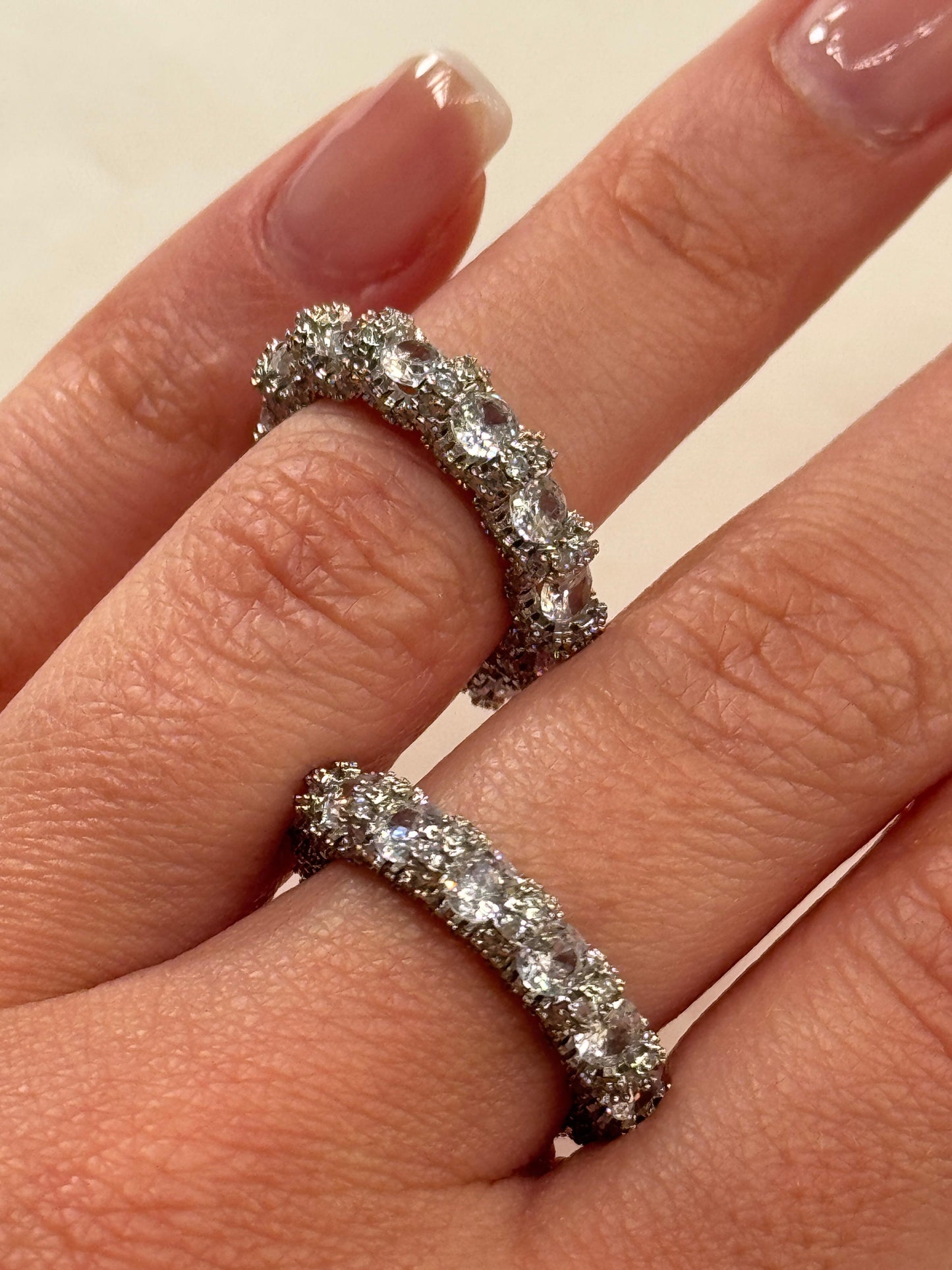 Anello veretta Cristallo Luxury