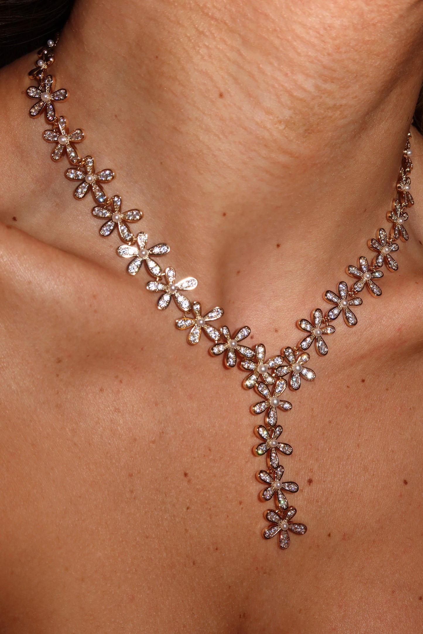 Collana girocollo FIORI CRISTAL