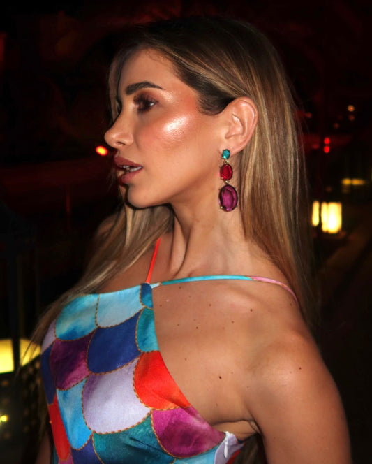 Orecchini pietre Sirena